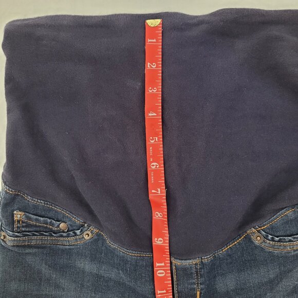 H&M &Denim Maternity Jeans Mama Super Skinny High Rib Medium Wash Women's 6 - Picture 15 of 16